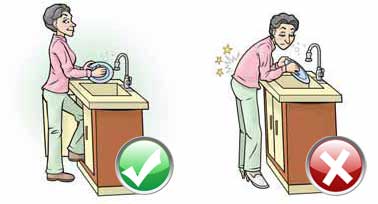 رعایت بهداشت حرکتی در جلوگیری از کمر درد رعایت بهداشت حرکتی در جلوگیری از کمر درد