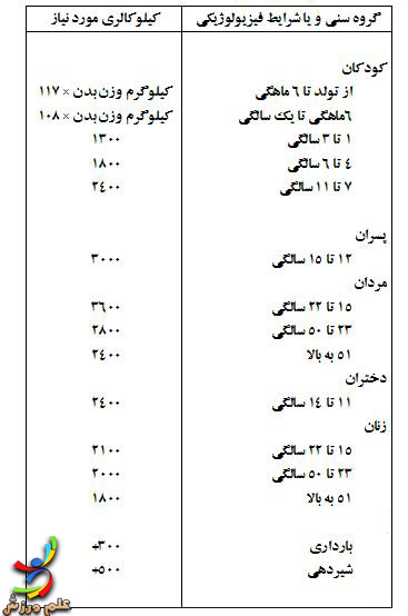 کالری چیست؟ چگونه به وجود میآید و به چه تبدیل میشود؟ 17 BMR-3-elmevarzesh