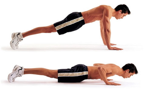 هفت حرکت ورزشی برای تناسب اندام و تقویت عضلات 3 push-up