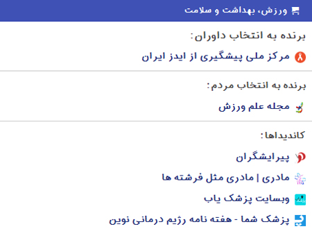 مجله علم ورزش برنده رای گیری مردمی جشنواره وب ایران شد مجله علم ورزش برنده رای گیری مردمی جشنواره وب ایران شد